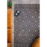 Salta Sa02 Charcoal Diamond Rug
