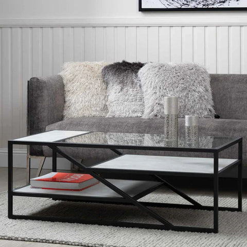 Ibarra Black and Grey Coffee Table - KD