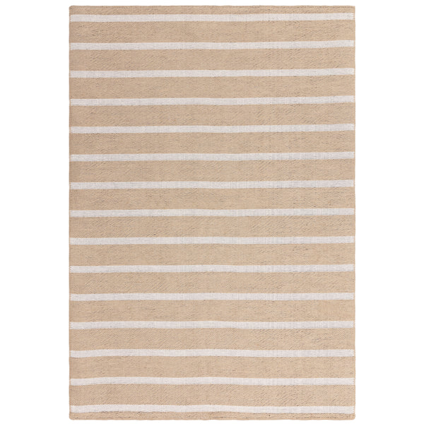 Global Cream Stripe Rug - Image 1
