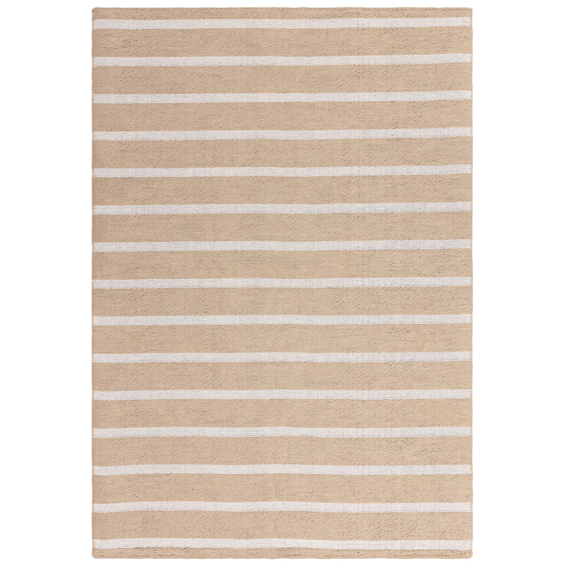 Global Cream Stripe Rug - Image 1