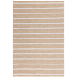 Global Cream Stripe Rug - Image 1