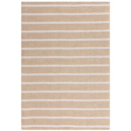 Global Cream Stripe Rug - Image 1