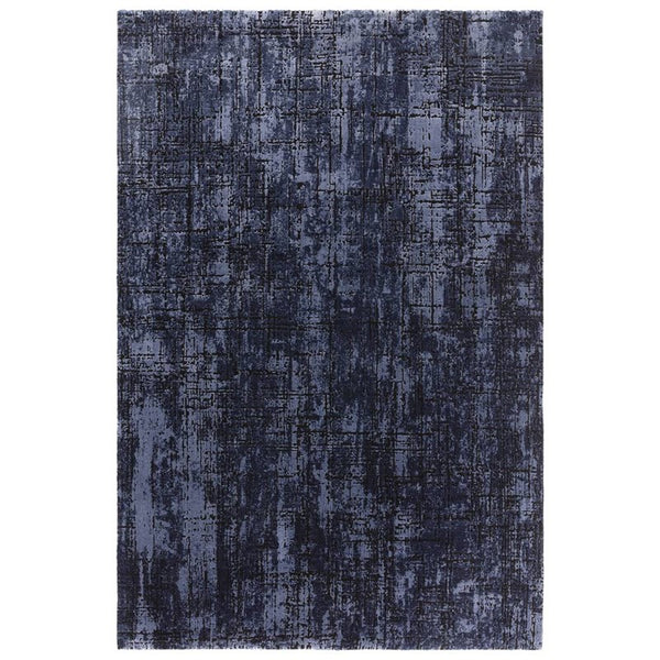 Kuza Abstract Navy Rug - Image 1