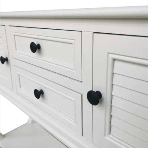 Elise 2 Door 2 Drawer Sideboard Pearl White - KD