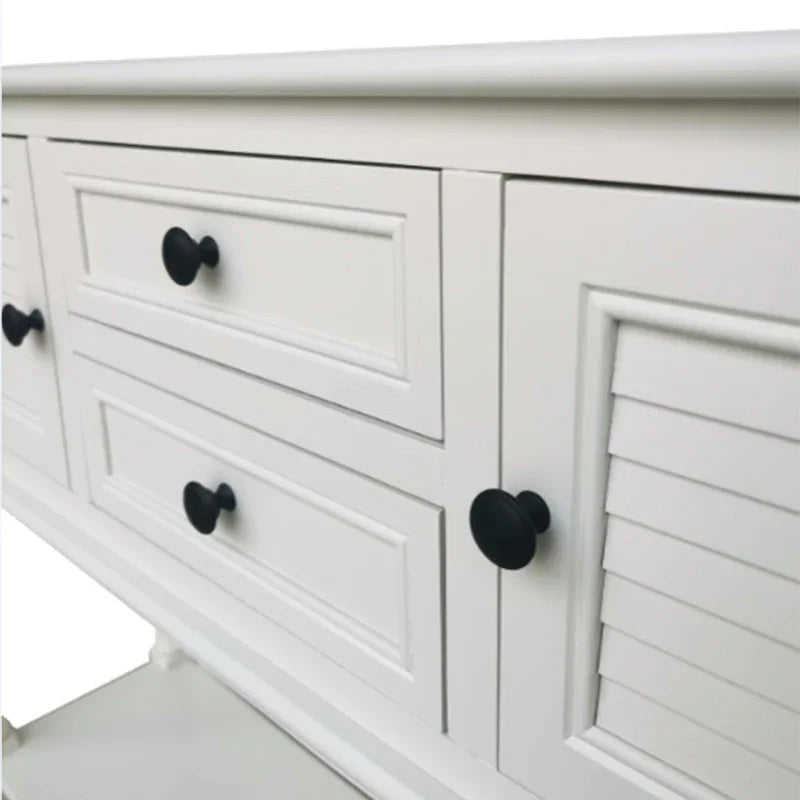 Elise 2 Door 2 Drawer Sideboard Pearl White - KD
