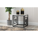 Devon Black and Grey End Table - KD