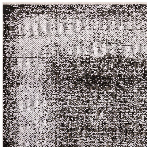 Elodie Silver/Black Rug