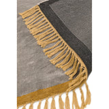 Elgin Silver/ Mustard Border Rug - Image 3