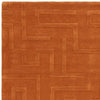 Maze Rust Rug