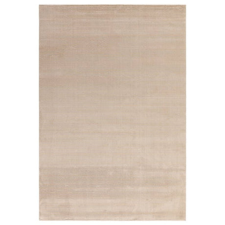 Kuza Plain Stripe Beige Rug - Image 1