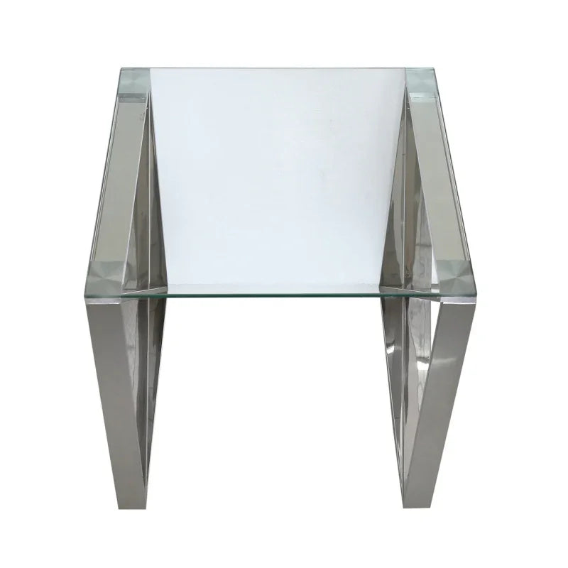 Zenith Stainless Steel End Table
