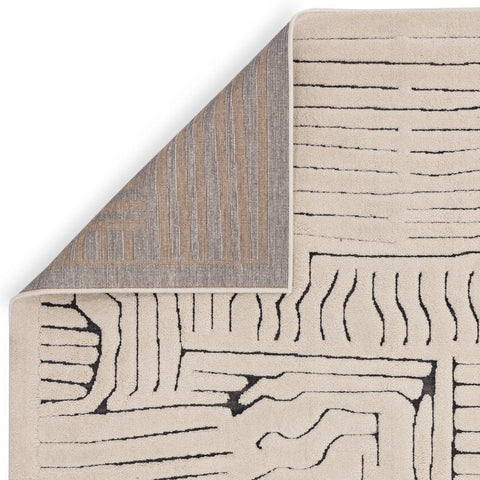 Valley Ivory/Charcoal Route Rug