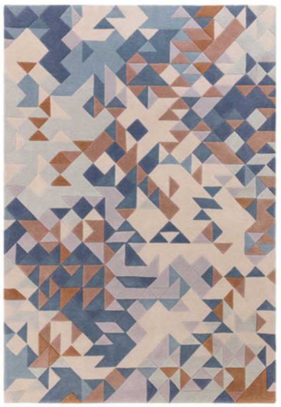 Enigma Blue Multi Rug