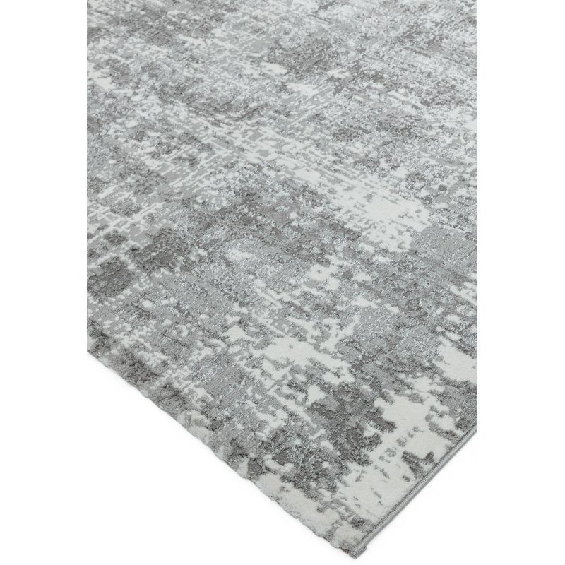 Orion Or05 Abstract Silver Rug