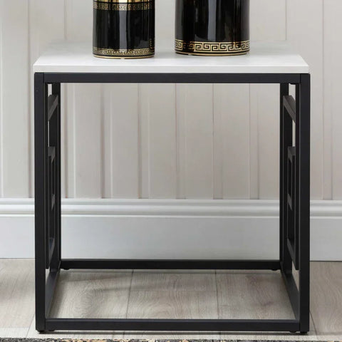 Devon Black and Grey End Table - KD