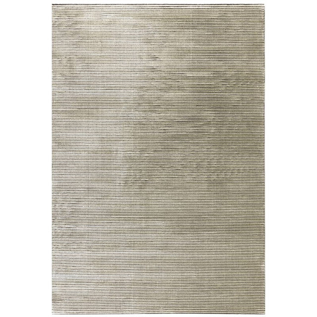 Kuza Plain Stripe Khaki Rug - Image 1