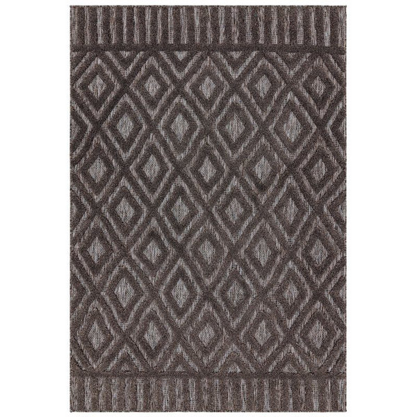 Salta Sa02 Charcoal Diamond Rug