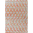 Nexus Fine Lines Silver/Orange Rug - Image 1