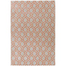 Nexus Fine Lines Silver/Orange Rug - Image 1