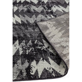 Nova Chevron Black Rug NV28 Rug - Image 4