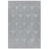 Salta SA03 Silver Geometric Rug - Image 1