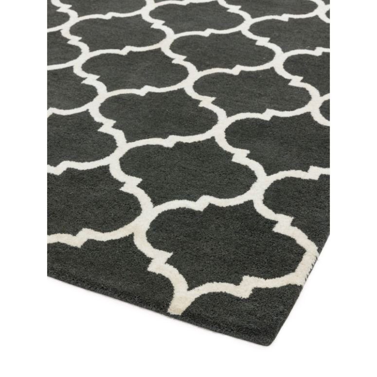 Albany Rug Ogee Charcoal 080x150cm