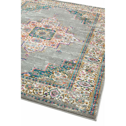 Colt CL02 Medallion Grey Rug - Image 2