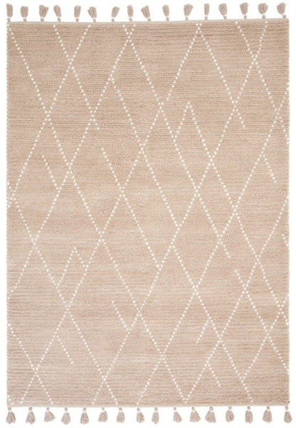 Nepal Sand/Cream Linear Rug
