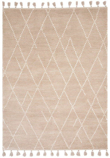 Nepal Sand/Cream Linear Rug