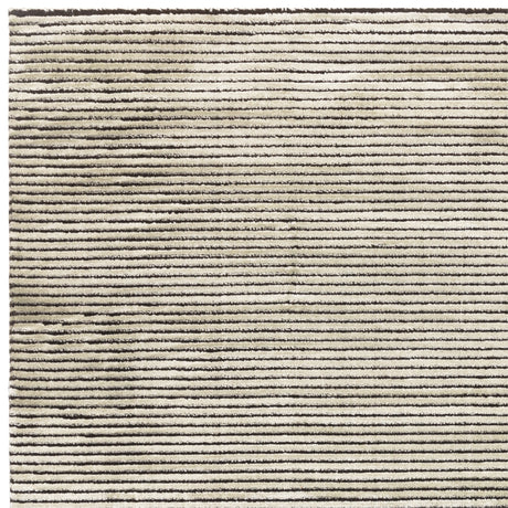 Kuza Plain Stripe Khaki Rug - Image 2