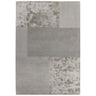 Tate Tonal Textures Silver Rug - Image 1