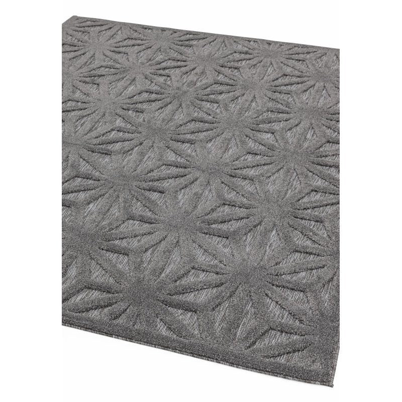 Salta Sa01 Anthracite Star Rug
