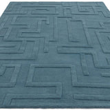Maze Teal Rug