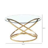 Rizzo Gold Coffee Table