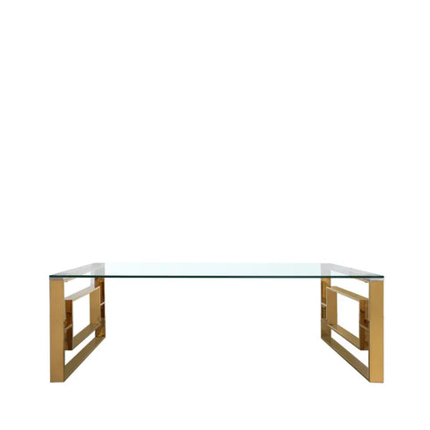 Apex Gold Metal Coffee Table