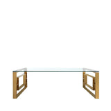 Apex Gold Metal Coffee Table