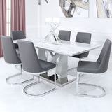 Chevron Grey Dining Chair