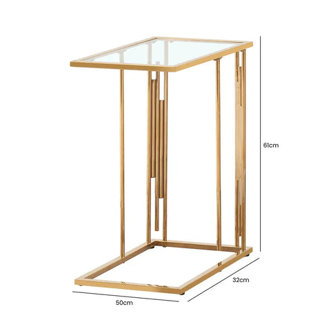 Cohen Gold Sofa Table