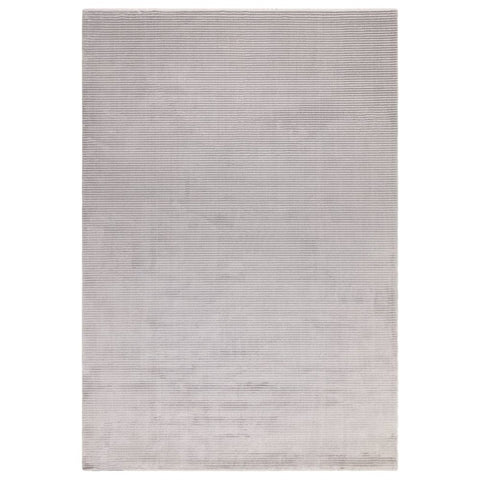 Kuza Plain Stripe Silver Rug - Image 1