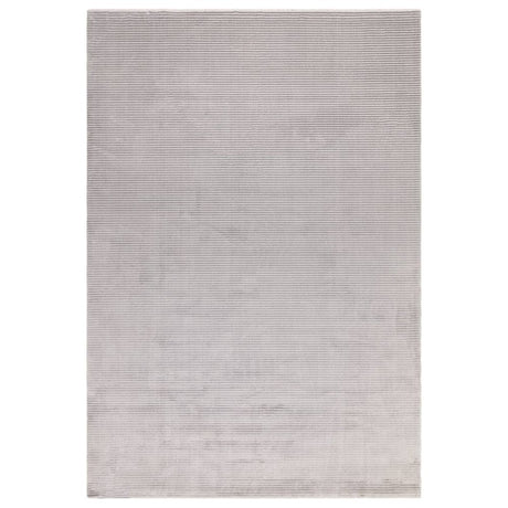 Kuza Plain Stripe Silver Rug - Image 1