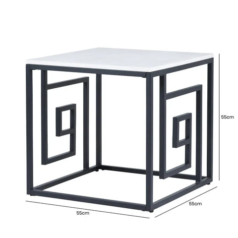 Devon Black and Grey End Table - KD