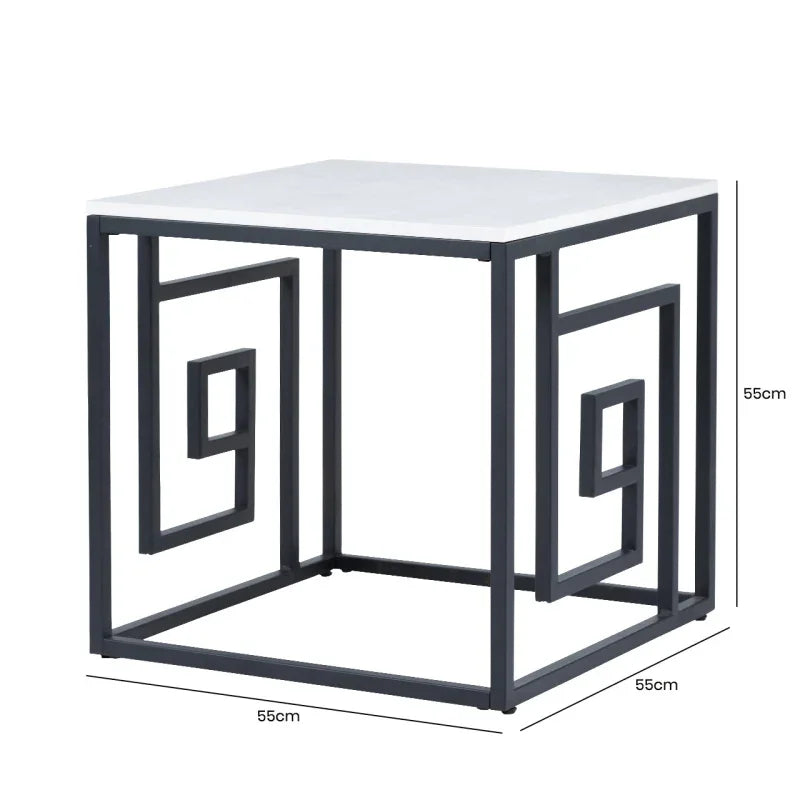 Devon Black and Grey End Table - KD
