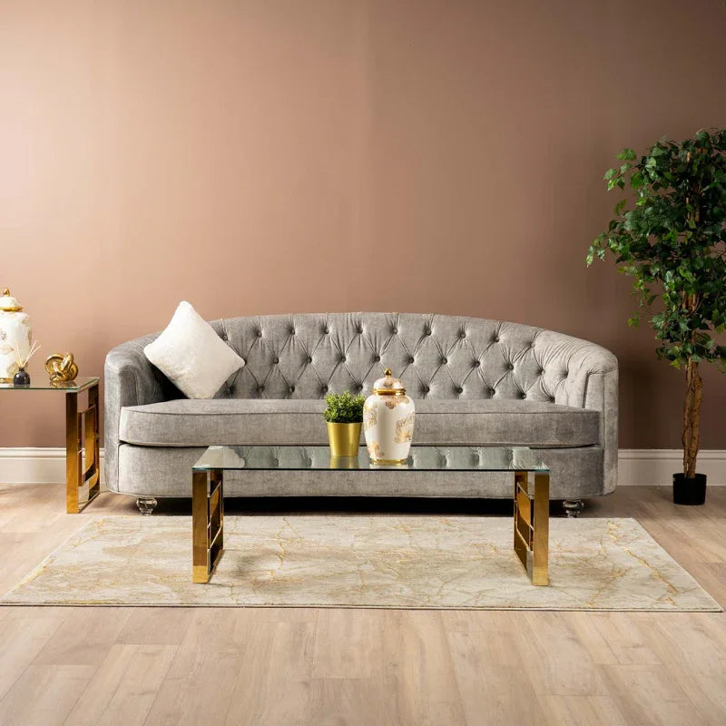 Apex Gold Metal Coffee Table