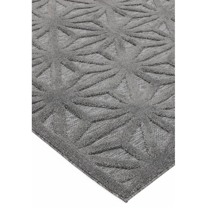 Salta Sa01 Anthracite Star Rug