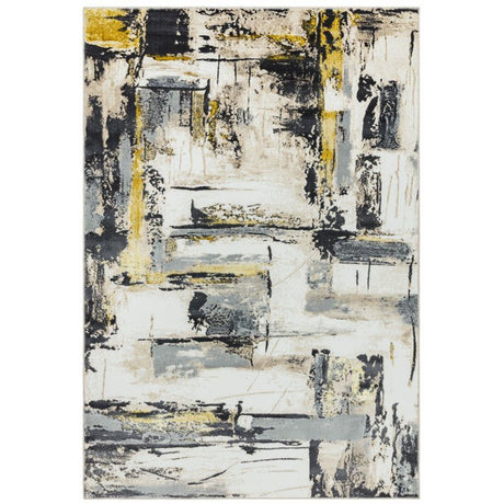 Orion Or03 Decor Yellow Rug