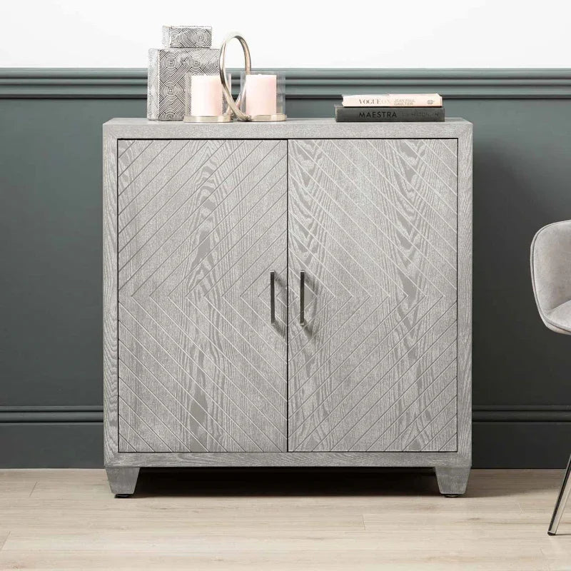 Venus 2-Door Cabinet Grey Elm