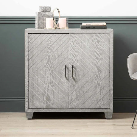 Venus 2-Door Cabinet Grey Elm
