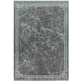 Zehraya Ze04 Silver Border Rug