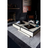 Blade Border Charcoal Silver 04 Rug