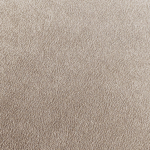 46cm Taupe Velvet Rizzo Stool with Matte Silver Legs